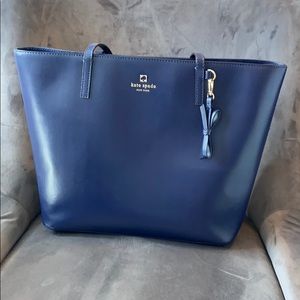 Navy blue Kate spade tote bag